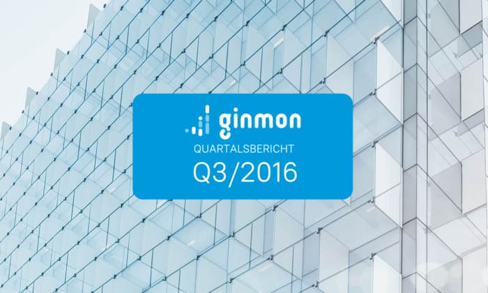 Quartalsbericht Q3/2016: So hat das Ginmon Portfolio performt